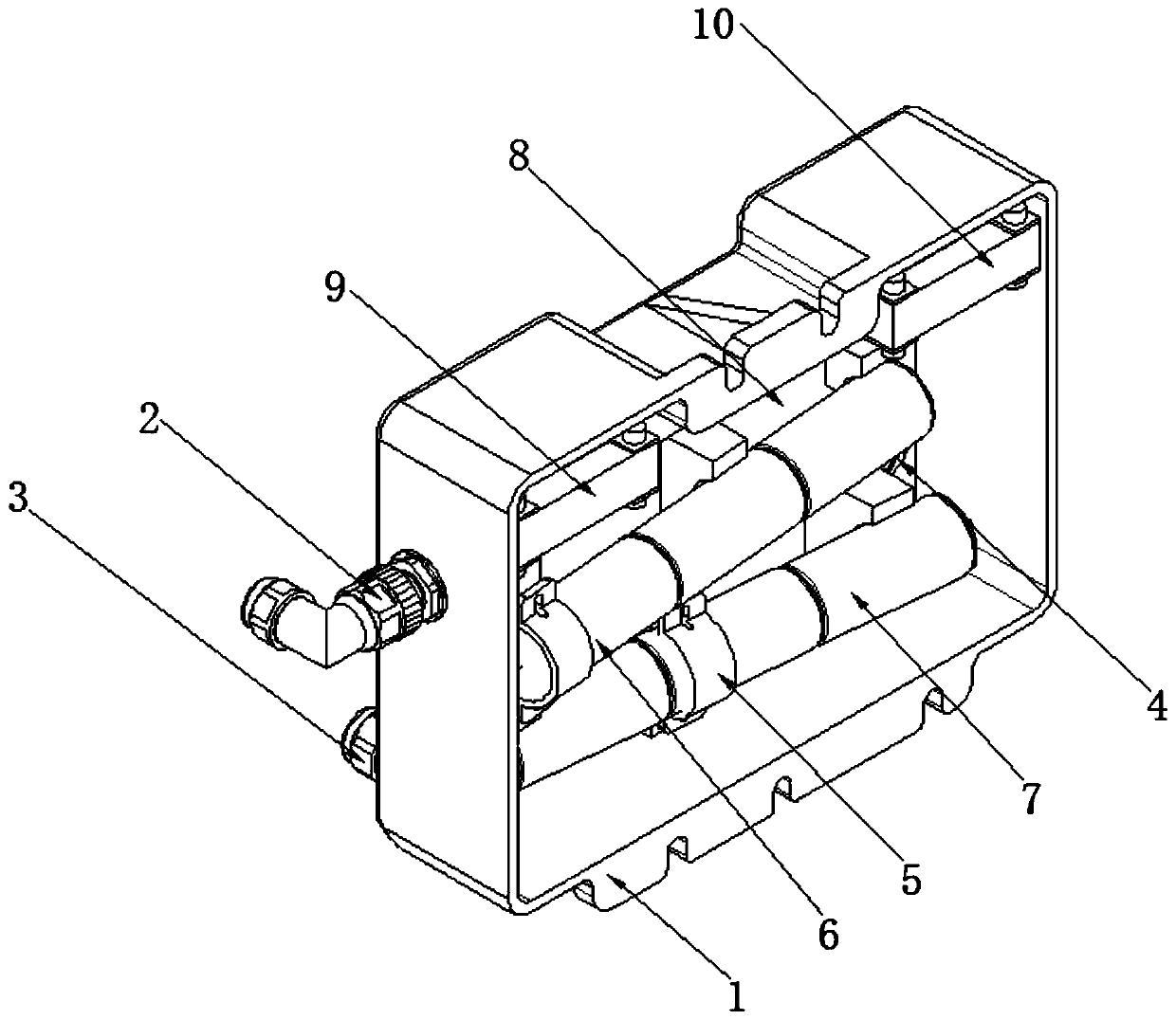 High voltage capacitor-based energy taking power supply arranged in ZW20 switch