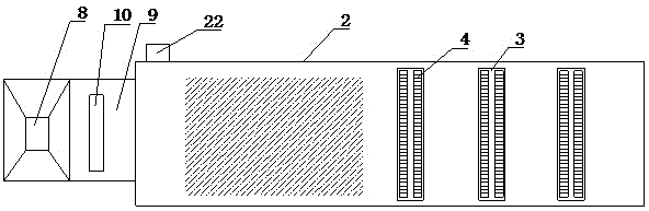 Tea withering device based on light-emitting diode (LED) light source, and withering method of tea withering device