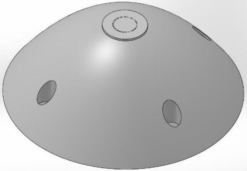 Broadband circularly polarized antenna covered by semi-sphere-like beam in Ka frequency band