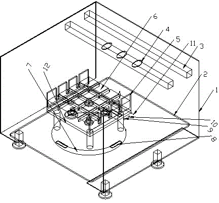 Automatic plate cutting device