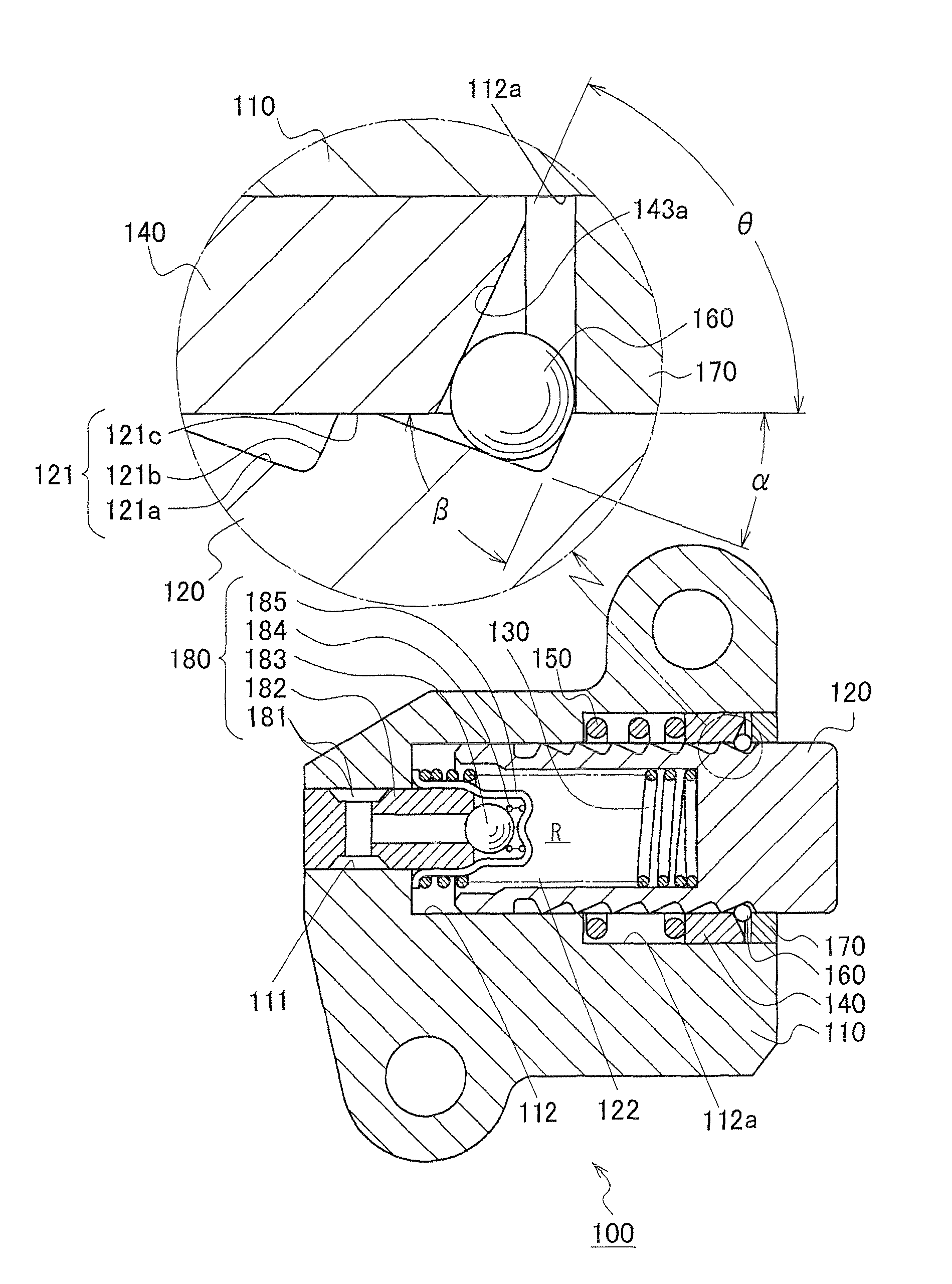 Ball-type tensioner