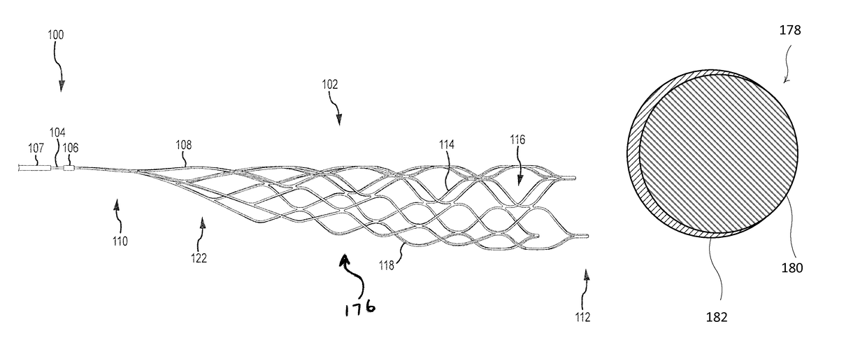 Galvanically assisted attachment of medical devices to thrombus