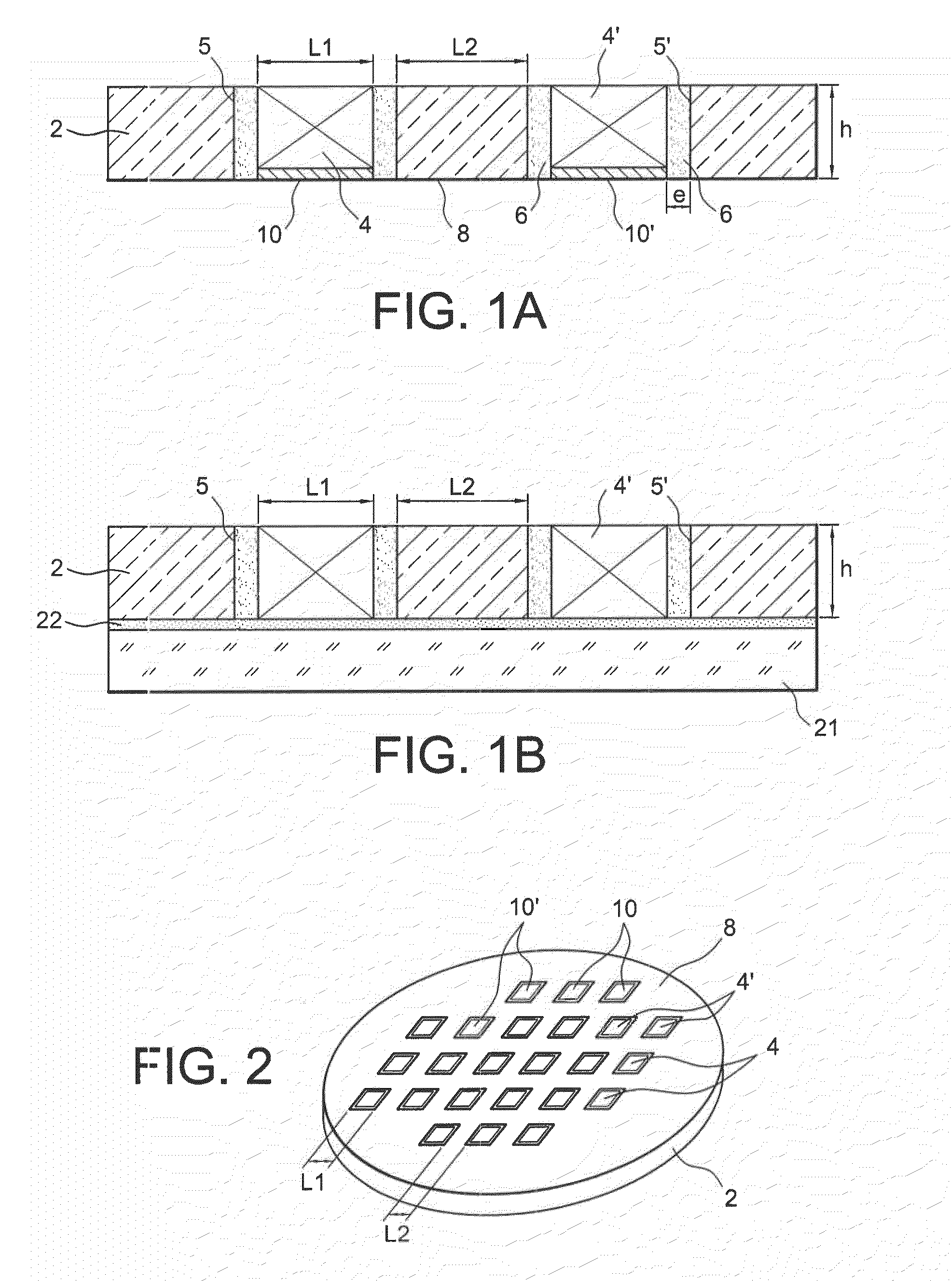 Integrated multicomponent device in a semiconducting die