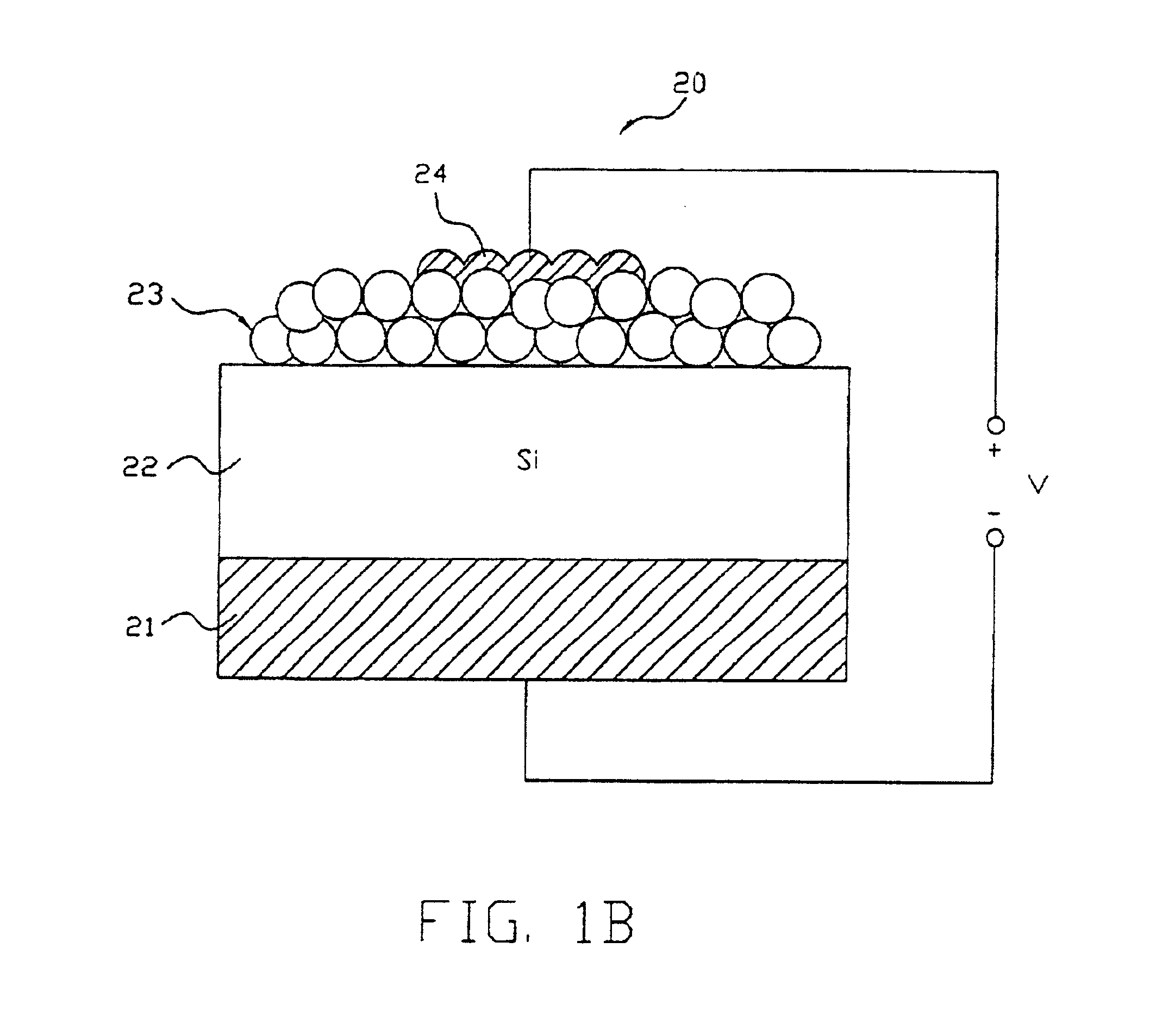 Light emitting diode with nanoparticles