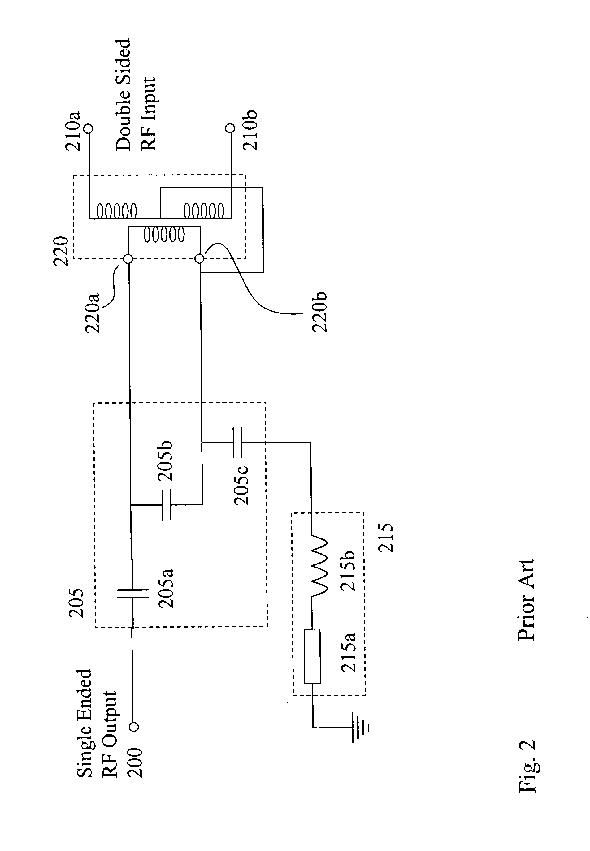 Switched impedance transformer for semiconductor circuits