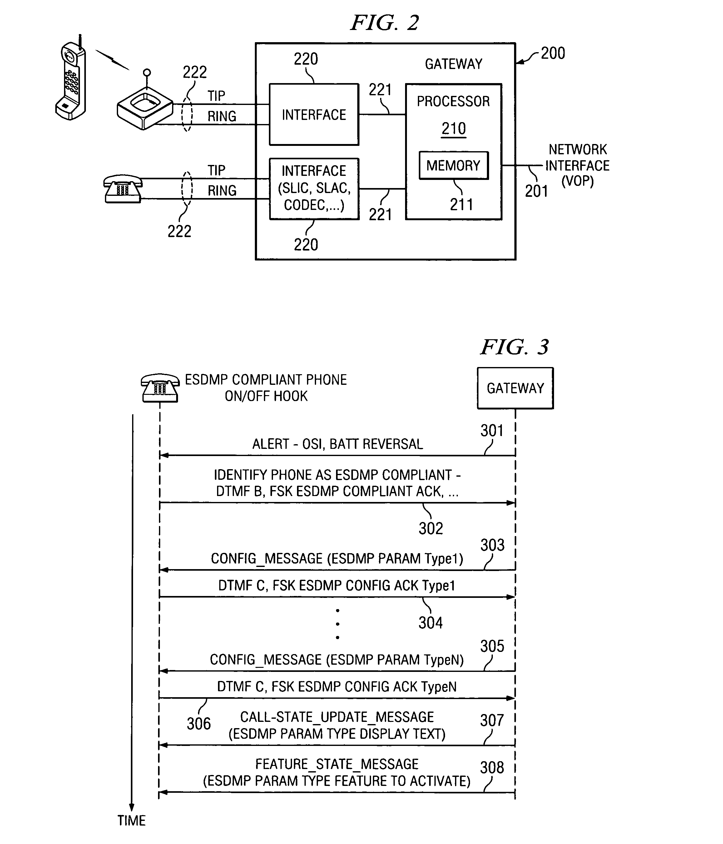 Method and apparatus for activating extended services in a user device using a voice over packet gateway