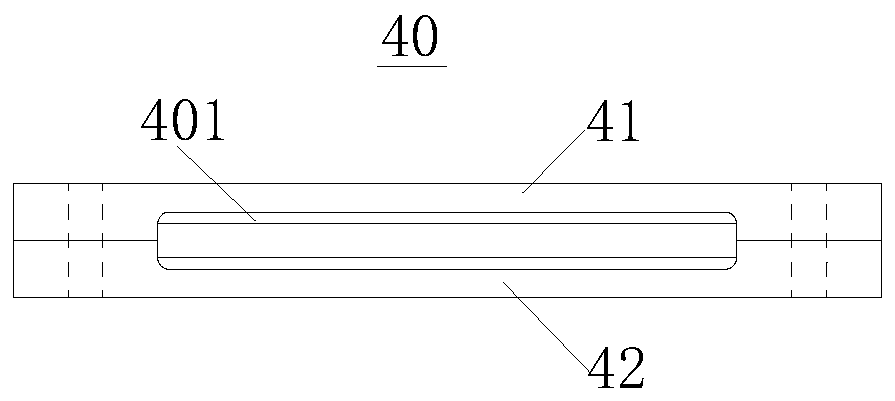 Rigid boundary film material tensioning and pre-tightening device and operation method thereof