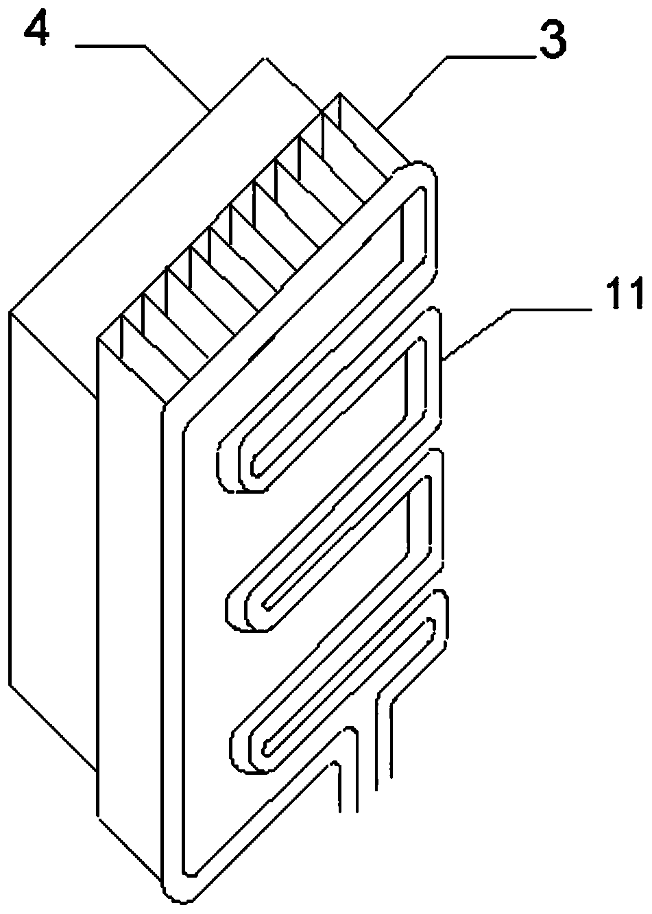 Liquid-cooling heat dissipation device for smart phone