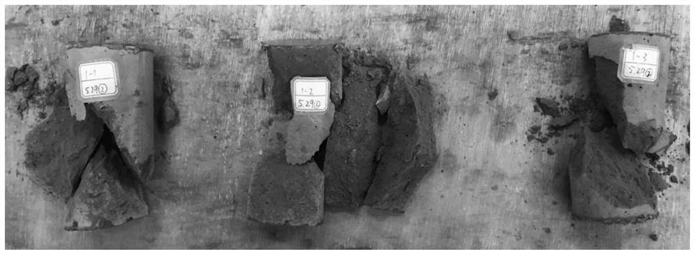 Water-containing undisturbed shield slag non-fired building material and preparation method thereof