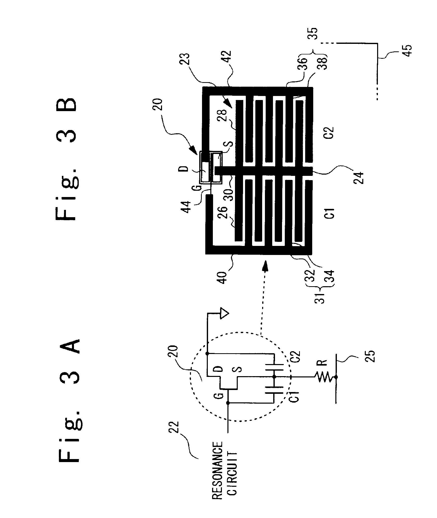 Device having interdigital capacitor