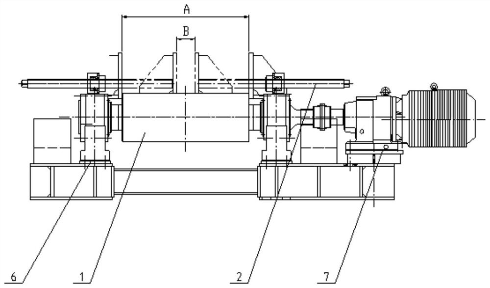 Roller way replacing device for deformed steel rolling mill