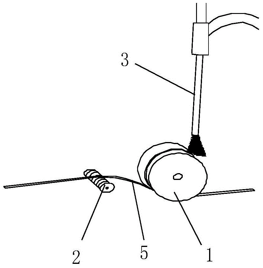 A method for roughening the surface of plastic rattan