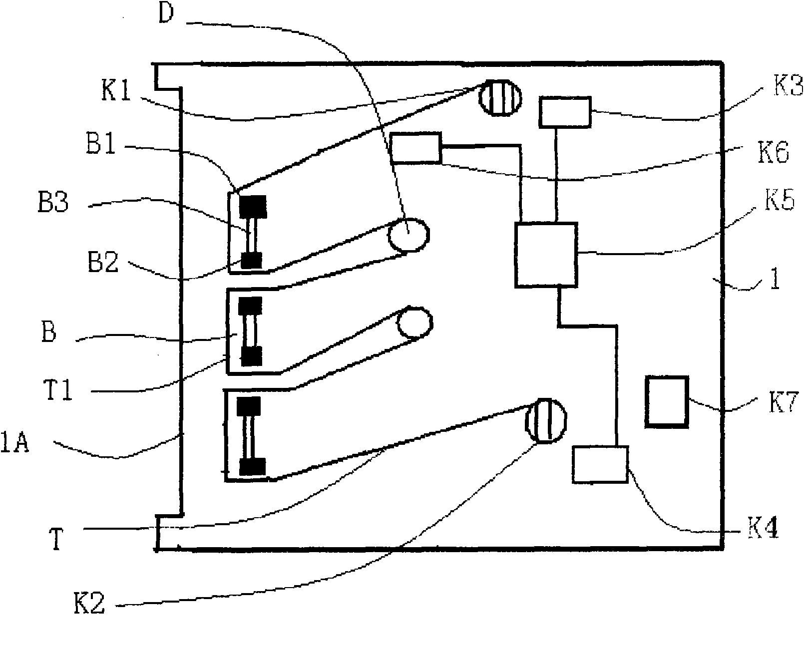 Advertising box capable of automatically changing pictures