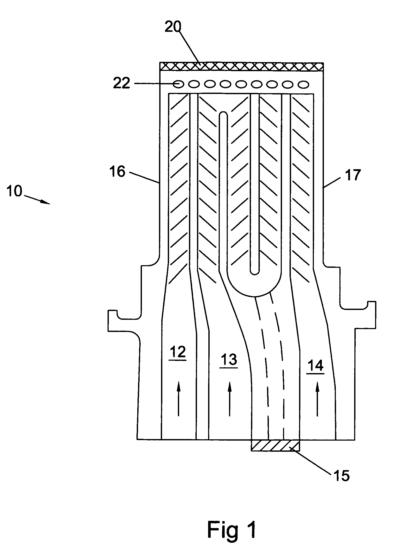 Turbine blade tip with mini-serpentine cooling circuit