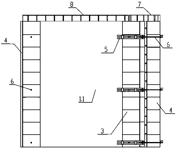 Assembled shear wall with corner and assembled construction method thereof