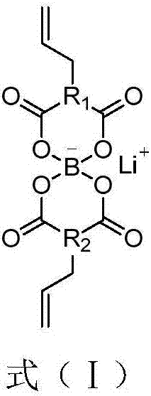 Lithium single ion conduction polymer electrolyte based on functionalized lithium borate