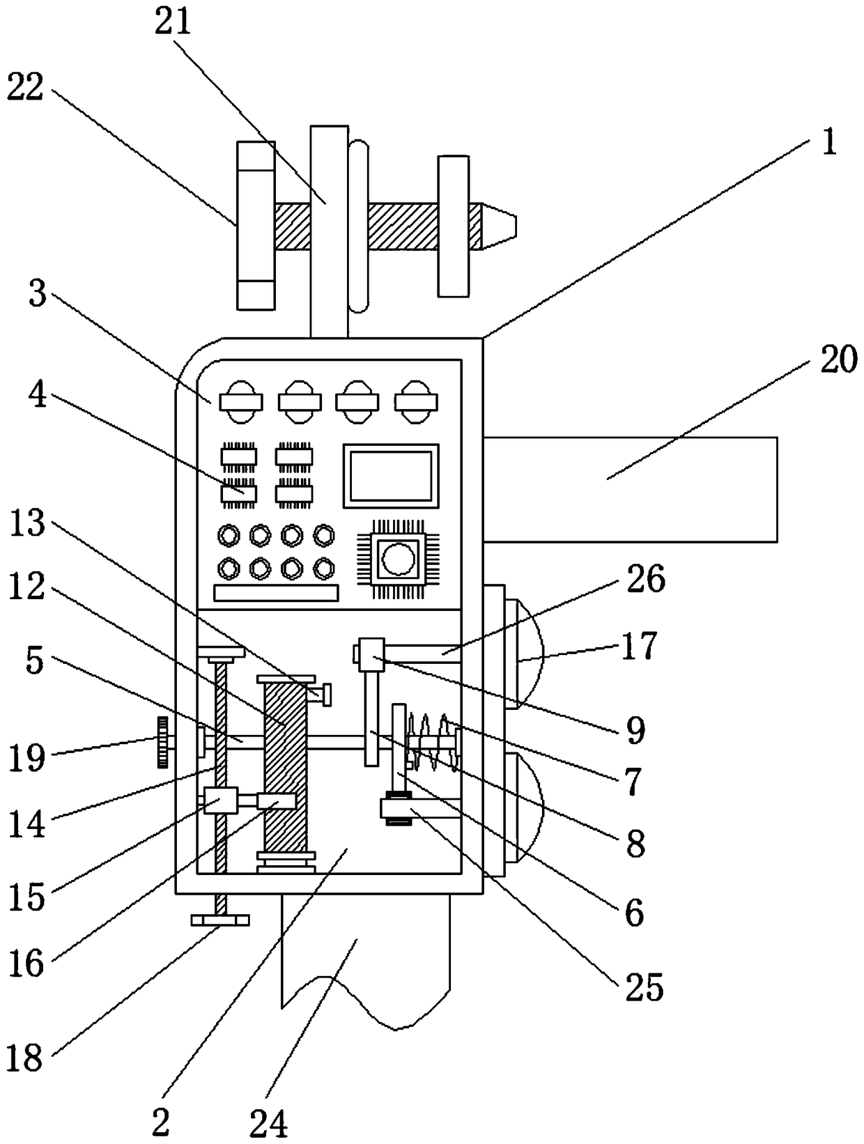 Sensor designed on basis of intelligent lighting application