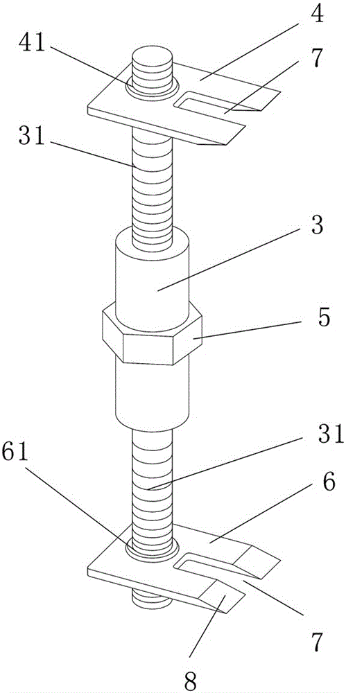 Dismounting tool used for breaker mechanism energy storage spring