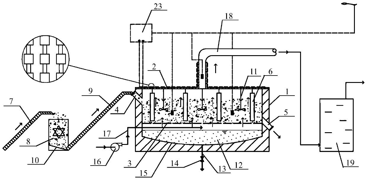 Aerobic composting waste heat power generation system and working method thereof