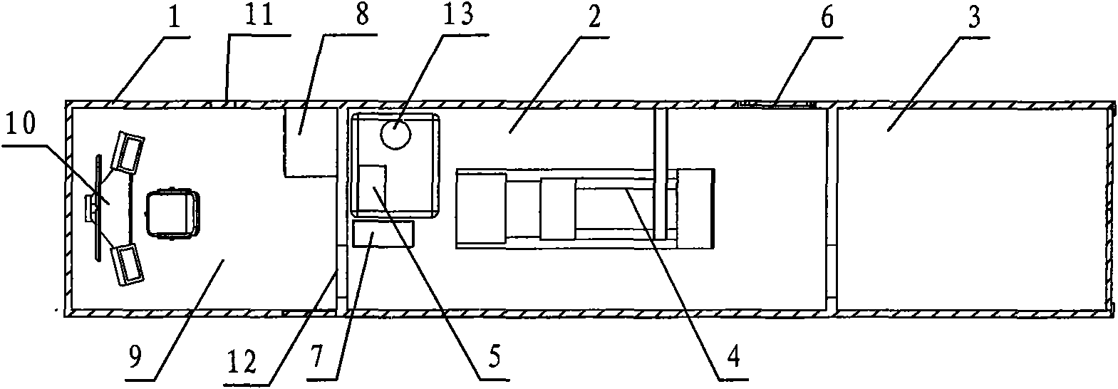 Large tunnel dust removal plant and dust removal method thereof