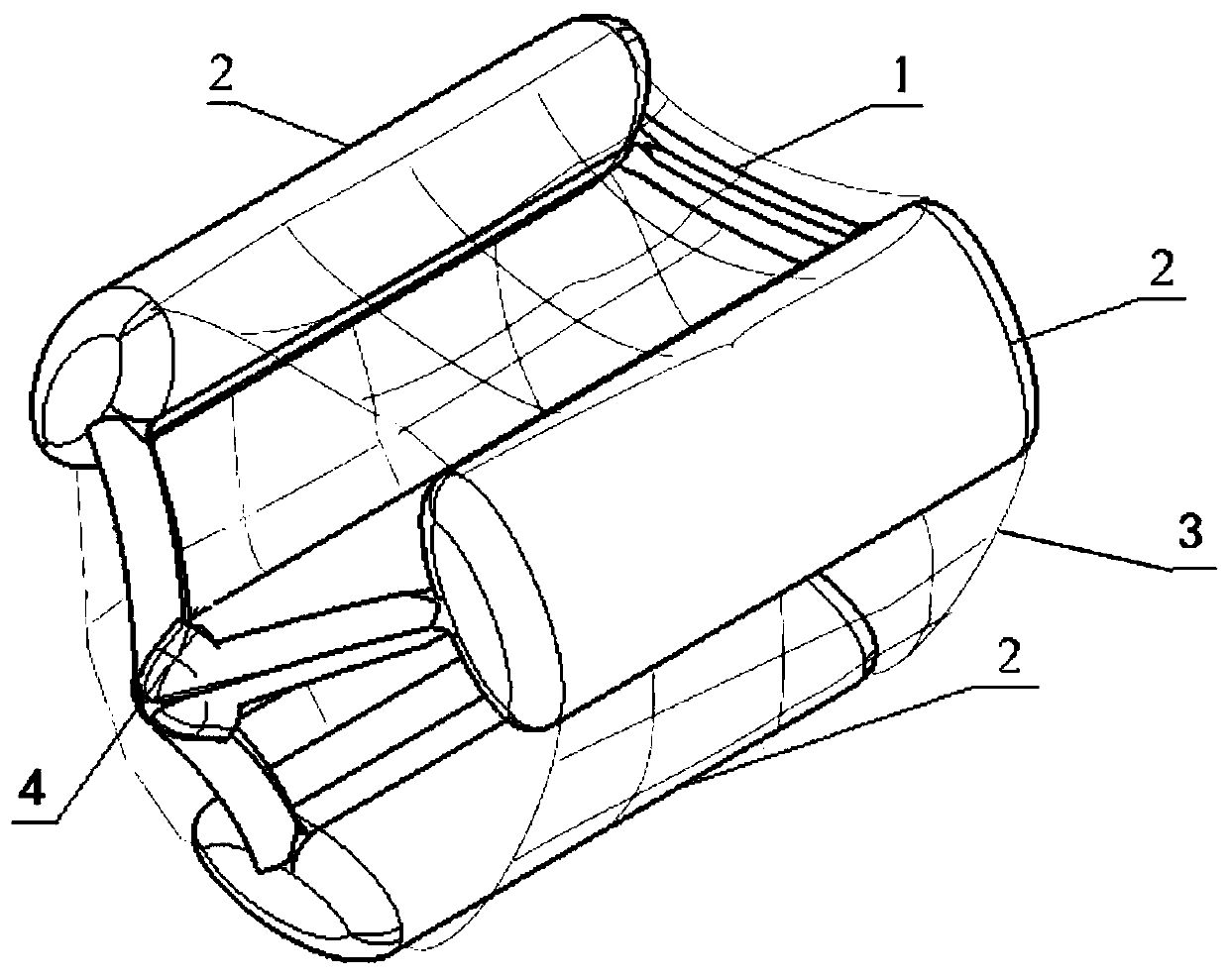 Inflatable over-water lifesaving device and lifesaving method