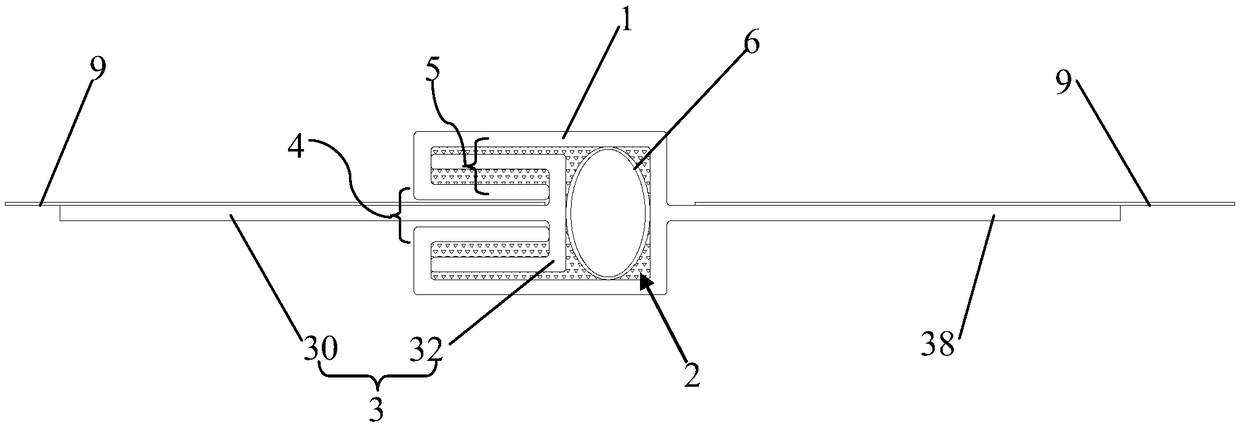 Underground impermeable membrane inserting connector and construction method thereof