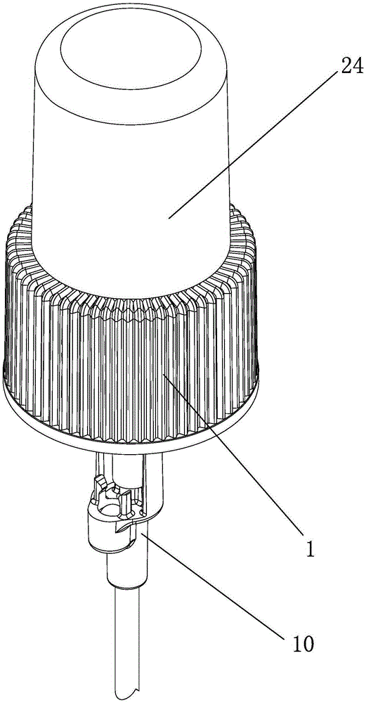 Built-out spring universal spray pump