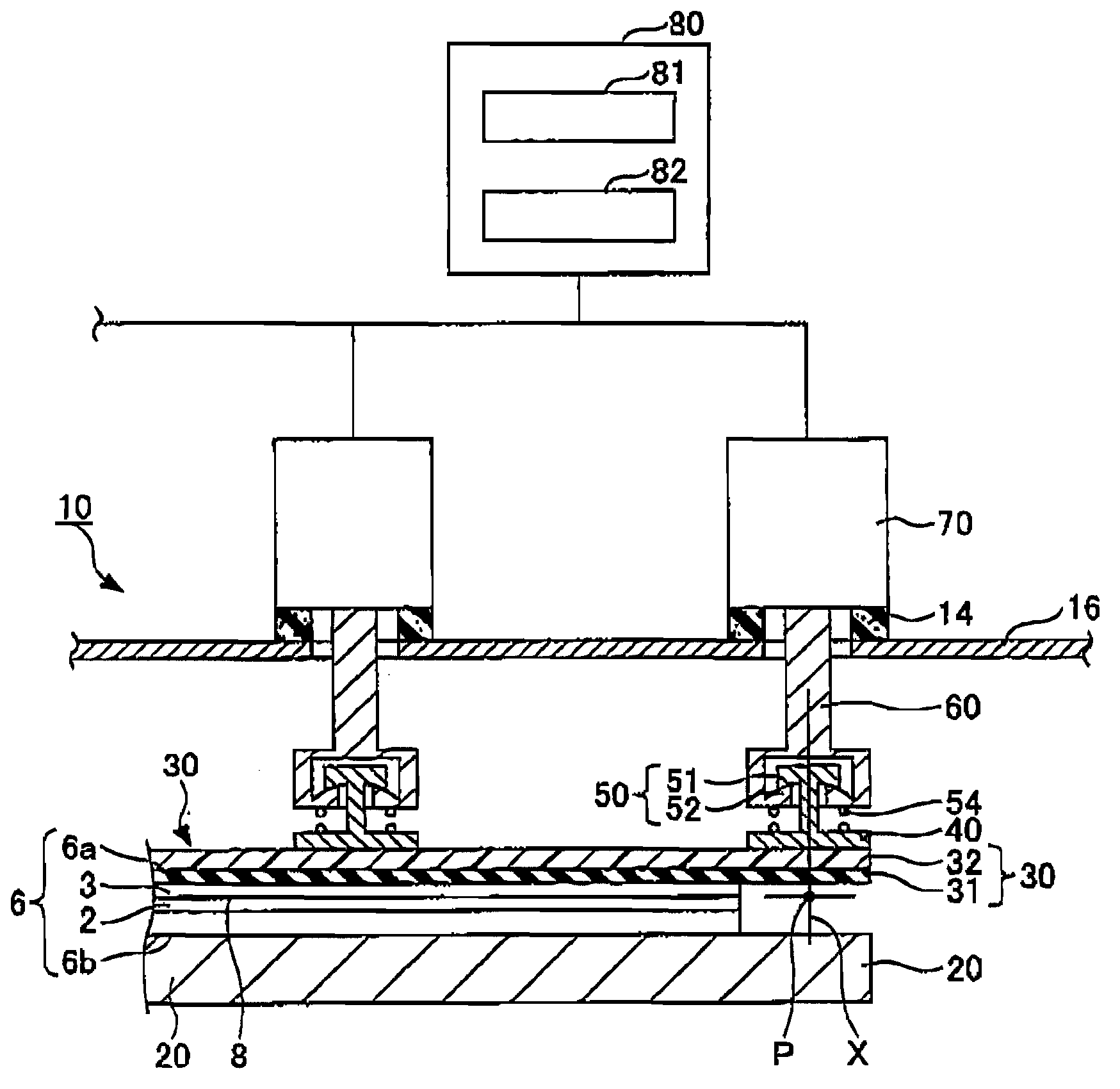 Peeling device and manufacturing method for electronic device