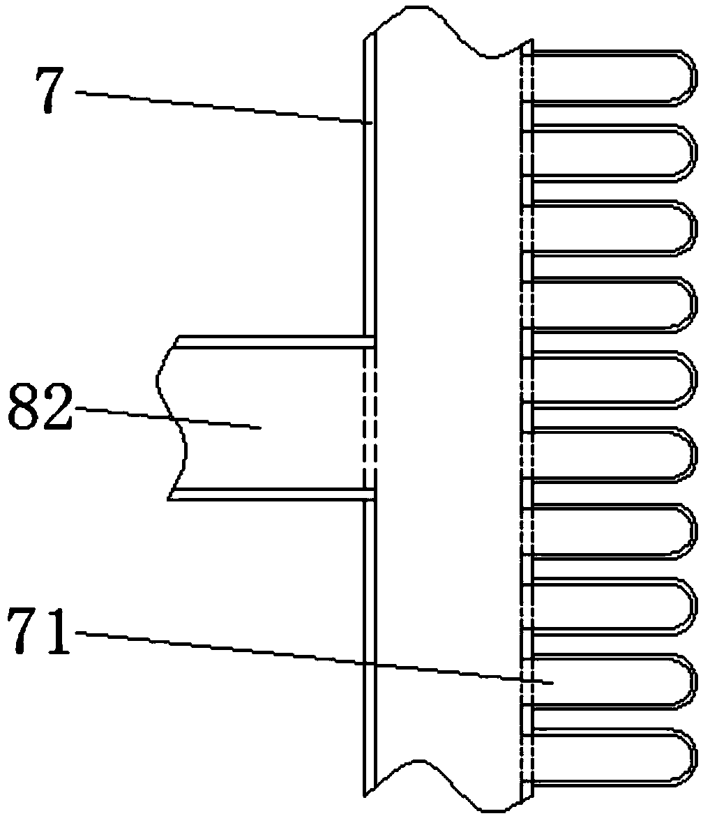 Cooling water tank used for numerical control machining center