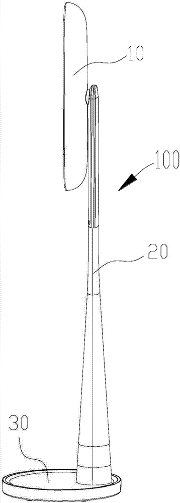 Diffuse reflection reflector, illumination module and table lamp