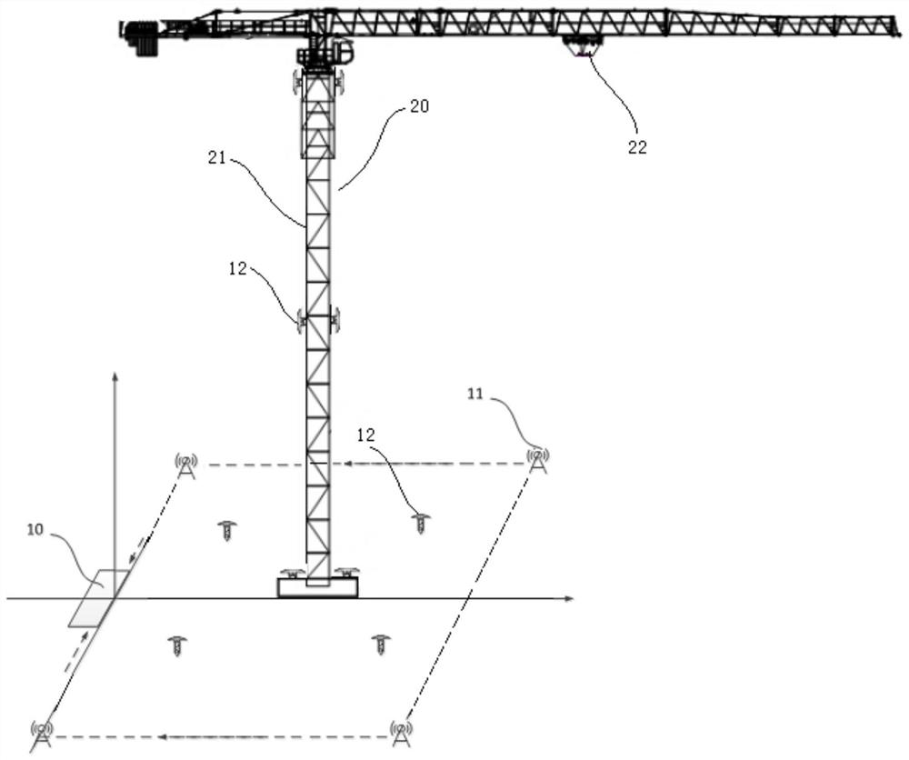 Detection management system and management method for intelligent construction site