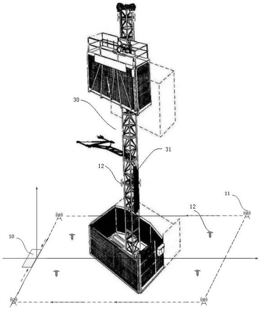 Detection management system and management method for intelligent construction site