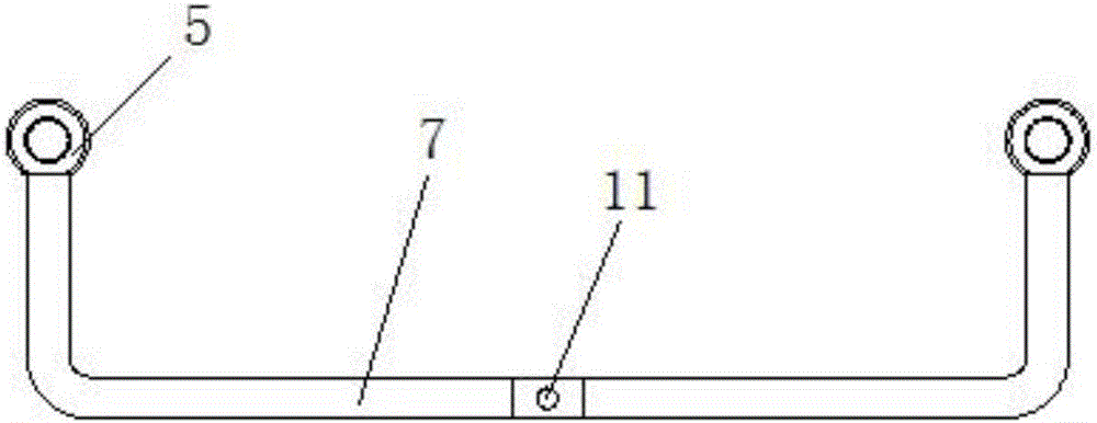 Supporting roller set mechanism with line deflection preventing function