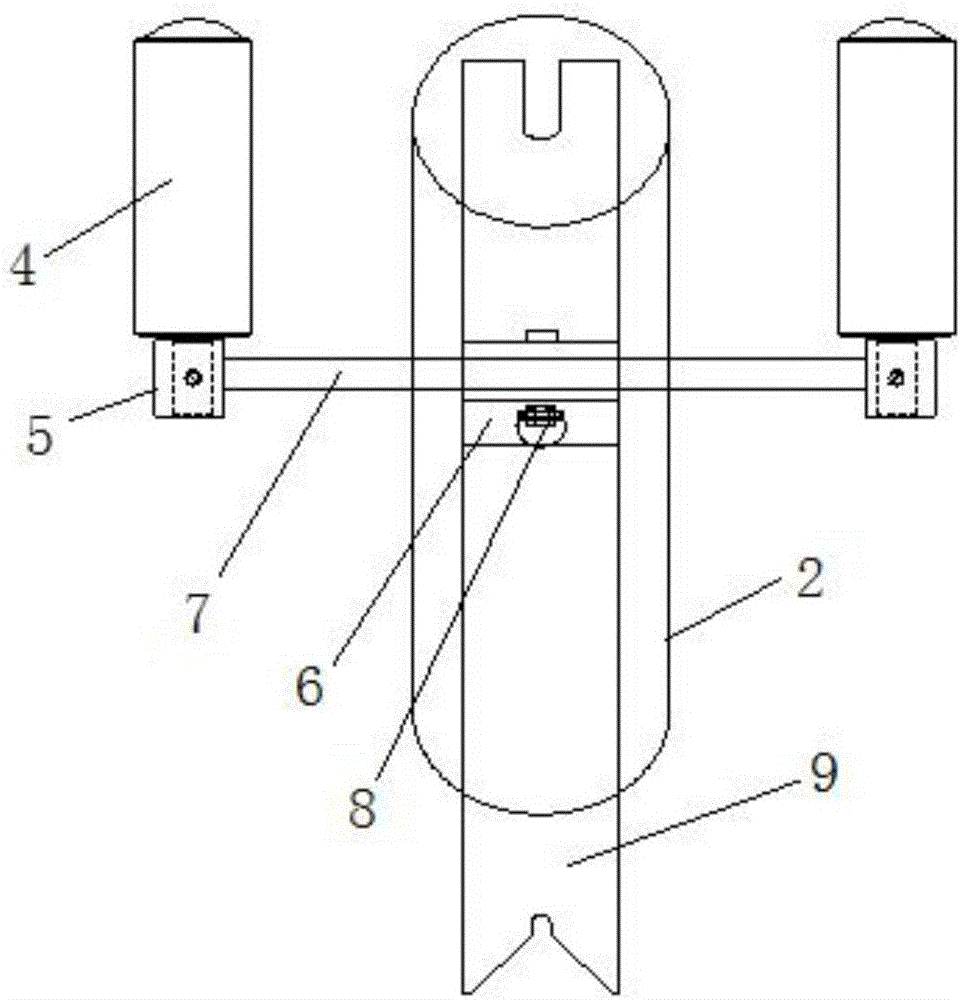 Supporting roller set mechanism with line deflection preventing function