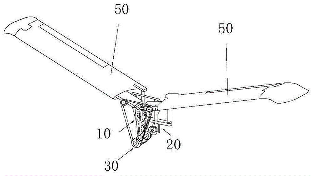 Planetary crank driving mechanism, flapping-wing mechanism utilizing same and flapping-wing aircraft utilizing same