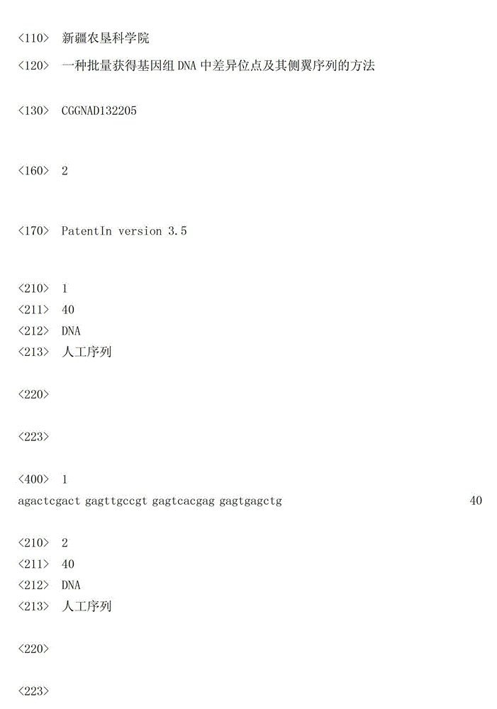 Mass acquisition method of different loci and flanking sequence thereof in genome DNAs (deoxyribonucleic acids)