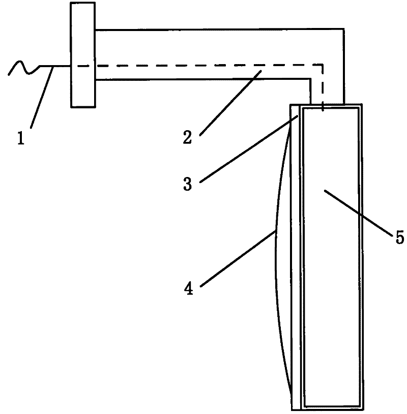 Auto mirror with route identification display screen