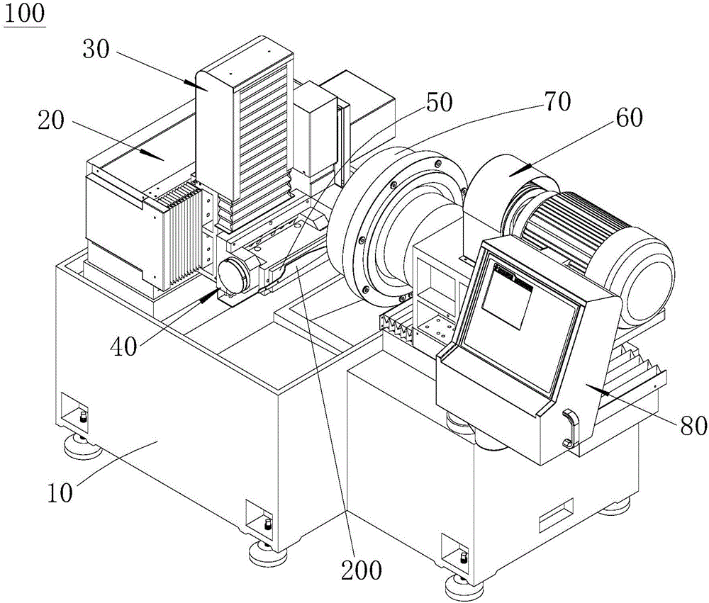 Four-shaft linked horizontal numerical control grinding machine and utilization method thereof