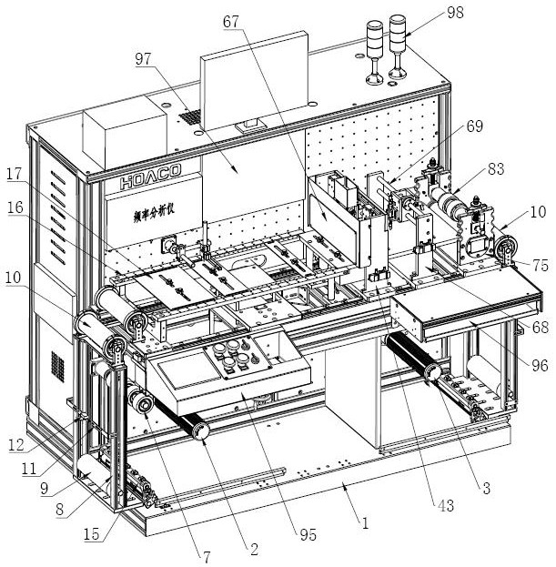 RFID automatic detection machine