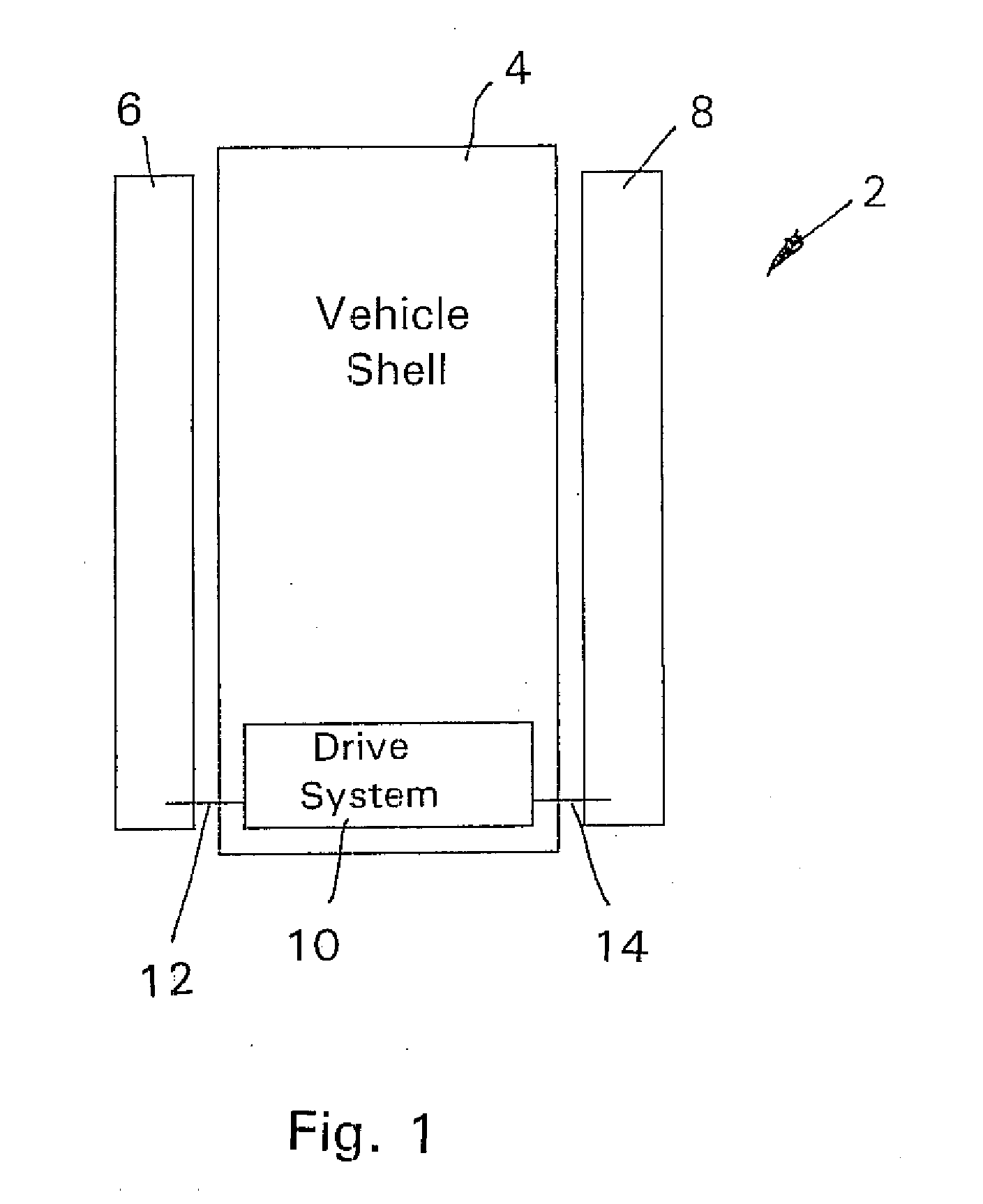 Electric Drive System Comprising Differential Steering for a Vehicle, Drive Unit and Vehicle