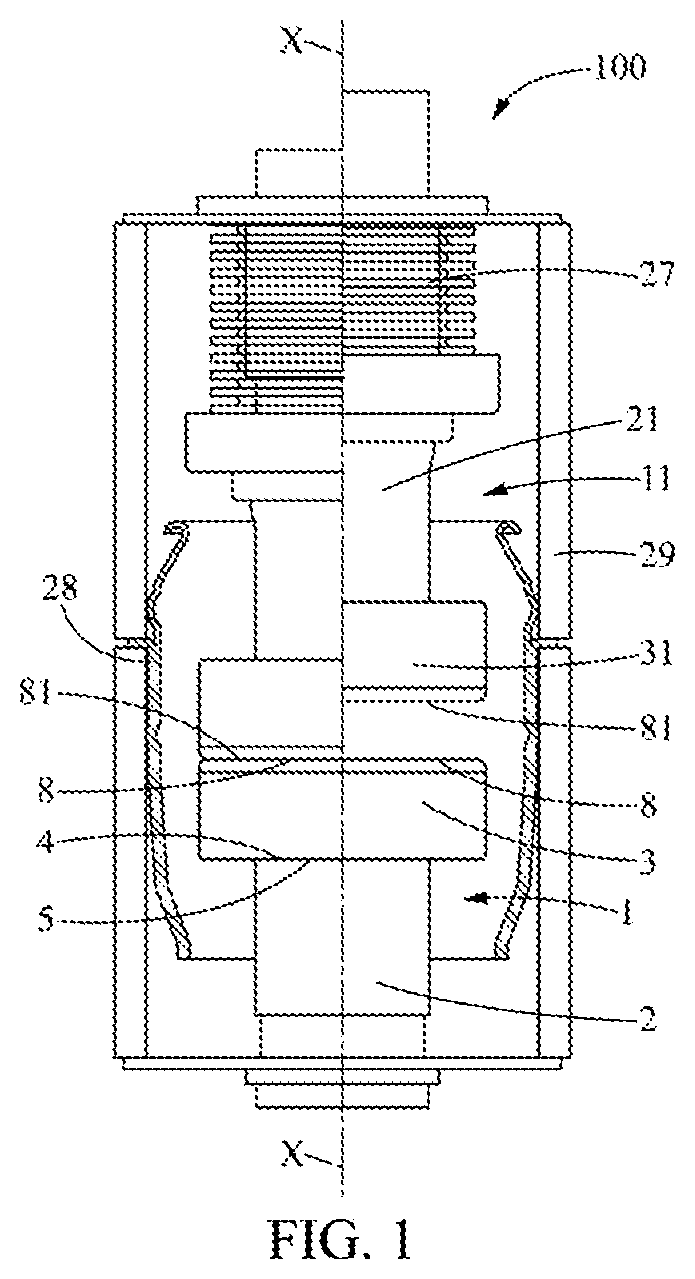 Electrical breaking contact