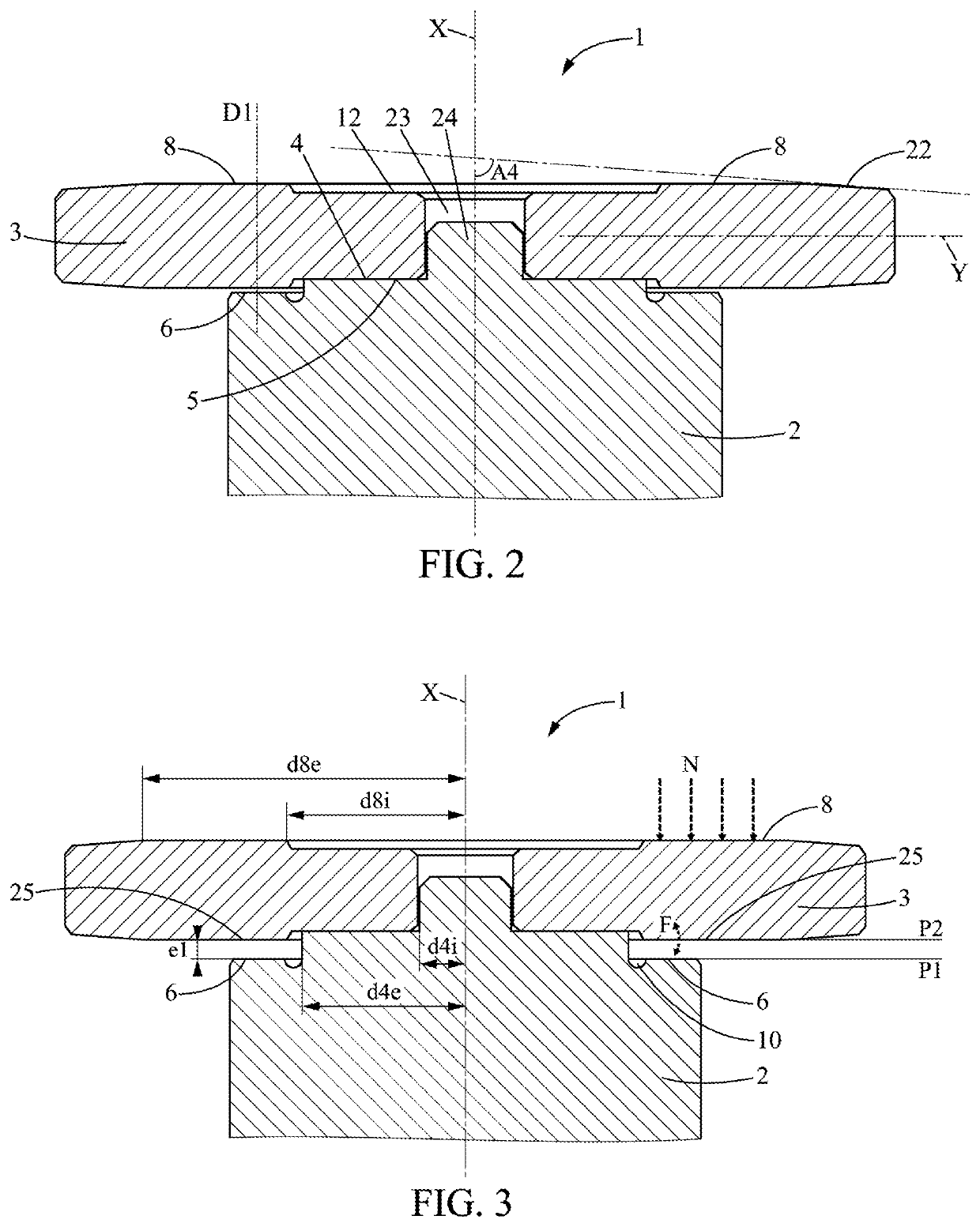 Electrical breaking contact