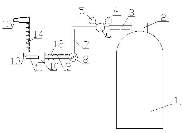 Oxygen supply device used for oxygen tank device