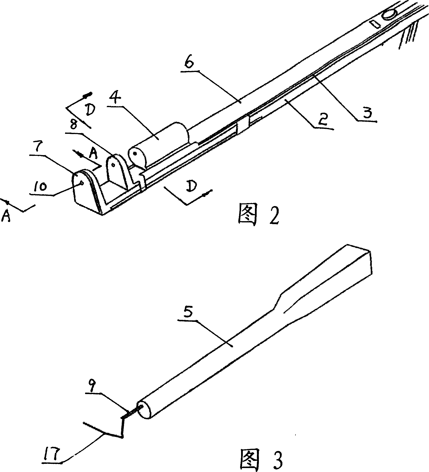 Suture device for pharyngeal operation