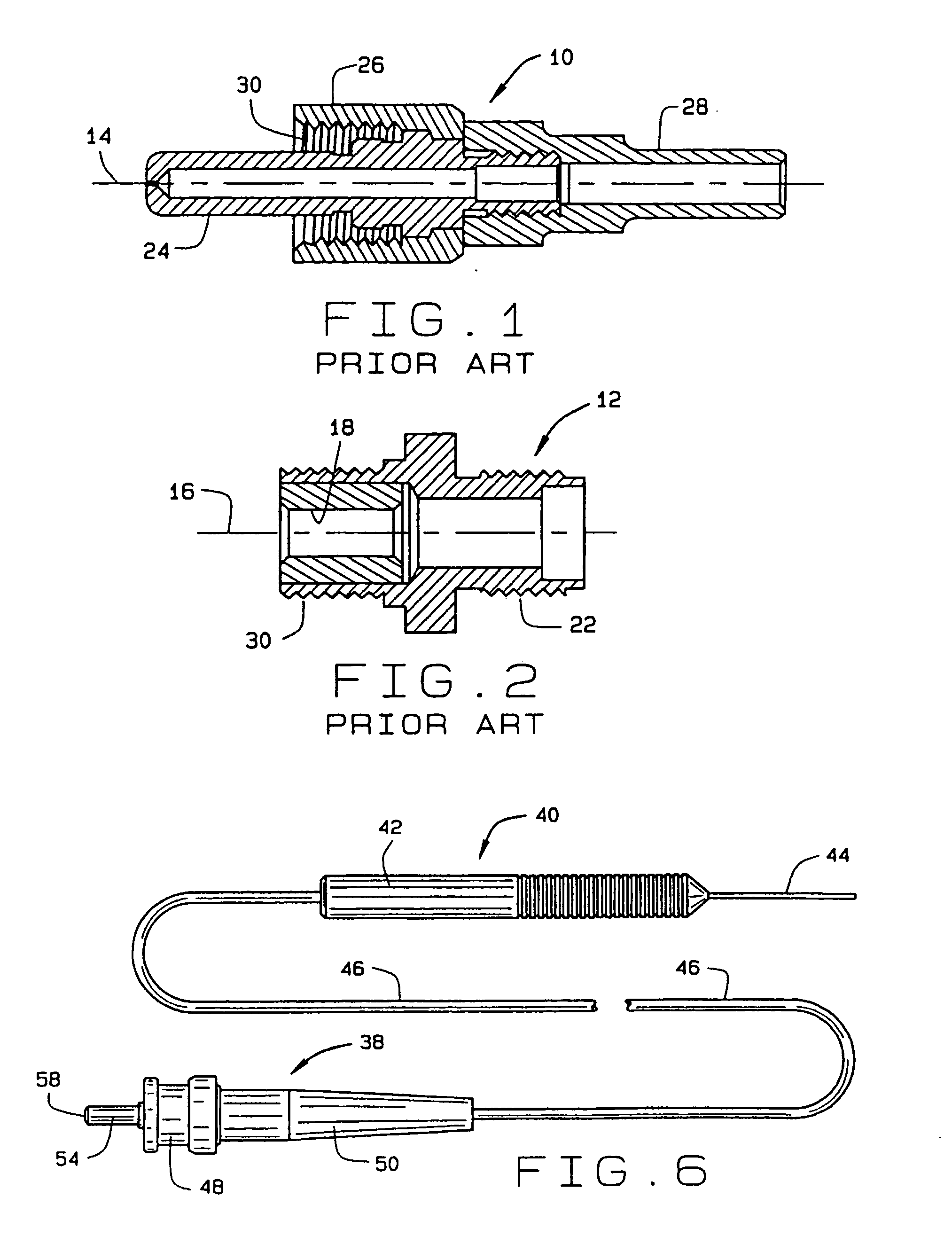Adapter for coupling an external post connector or a BNC connector to an SMA bushing