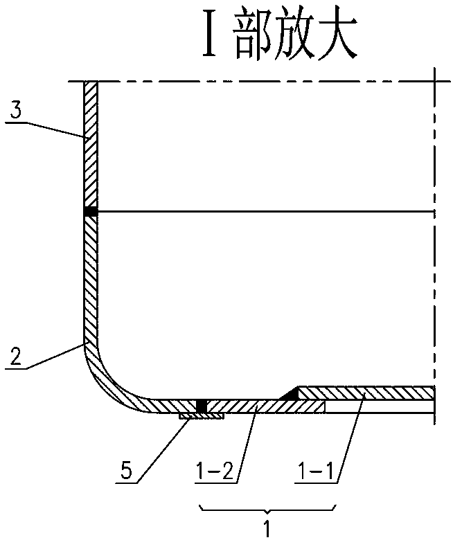 Steel welded vertical large oil tank