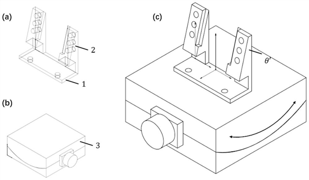 Preparation method of vector compensation volume Bragg grating angle deflector