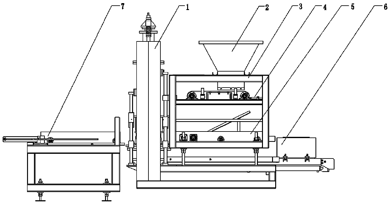 Gantry type full-automatic pure static pressing brick machine