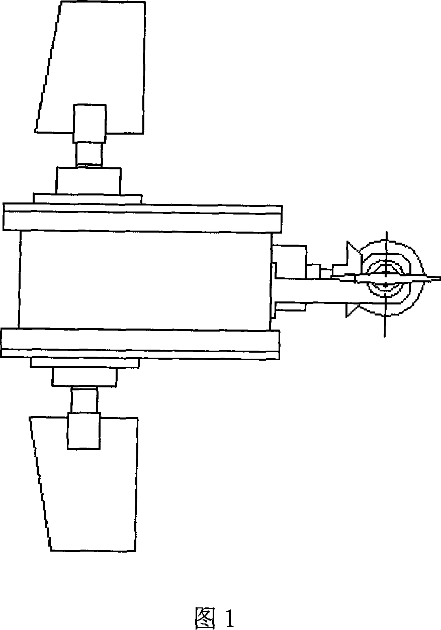 Modular steering engine of ship underwater