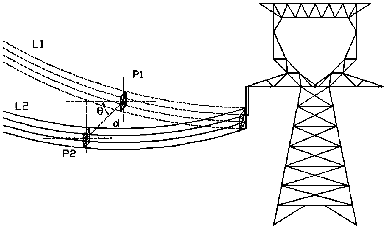 Calculation method of transmission conductor galloping amplitude and frequency based on video monitoring technology